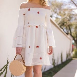 Free People Off the Shoulder Floral Dress